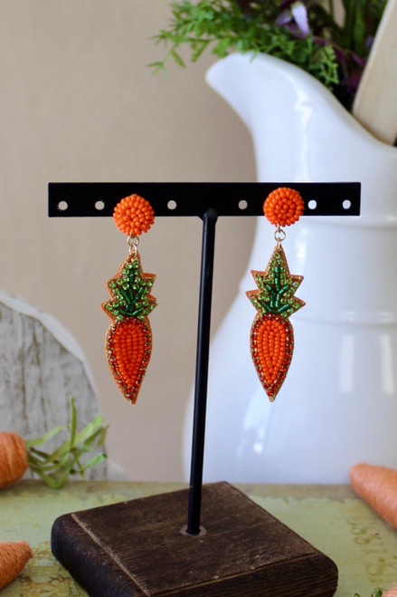 I Carrot Believe It's Easter Earrings-