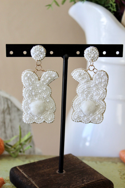 Some Bunny Loves You Earrings-1713773531