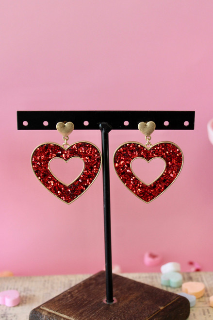 Loving You Is Red Earrings-1713774234