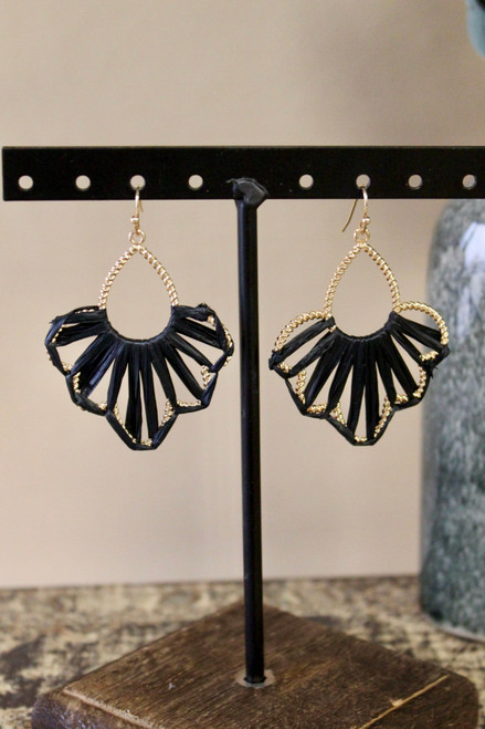 Just Another Day Earrings - Black