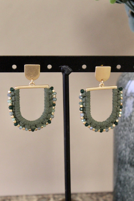 Bold As You Earrings - Green