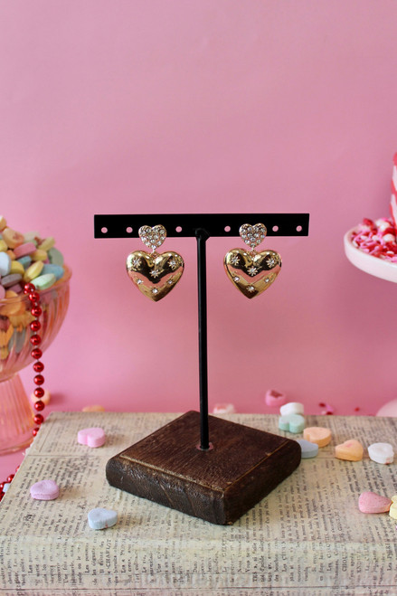She Will Be Loved Earrings - Gold