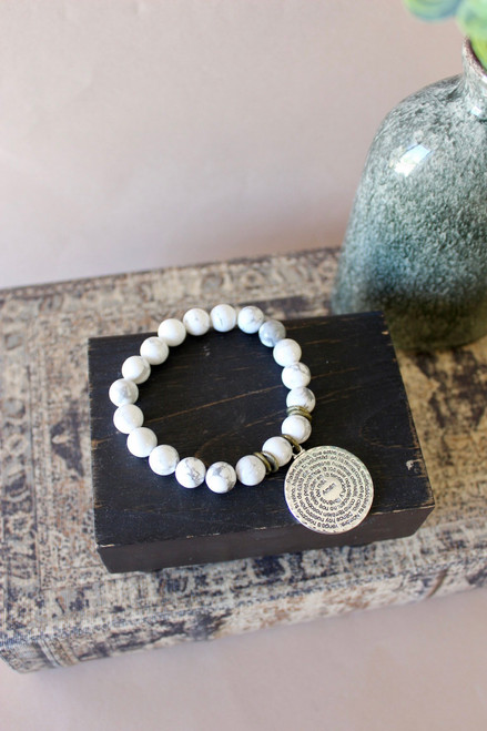 The Best Around Handmade Bracelet  - White And Gray