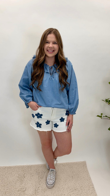 Flowers Of Fun Shorts *FINAL SALE*