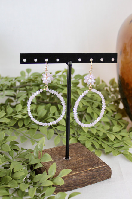 Exciting News Earrings - Lavender