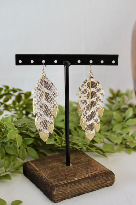 Fashionable In Feathers Earrings