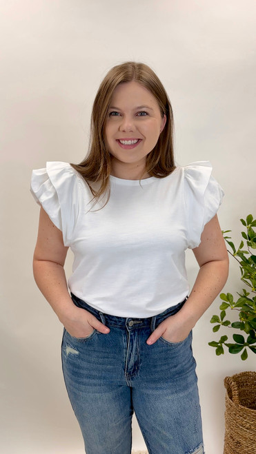 Touch Of Fancy Top - White