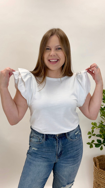 Touch Of Fancy Top - White