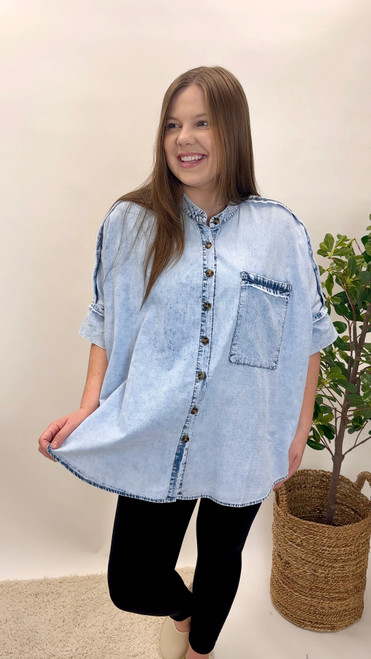 Denim Daydream Top