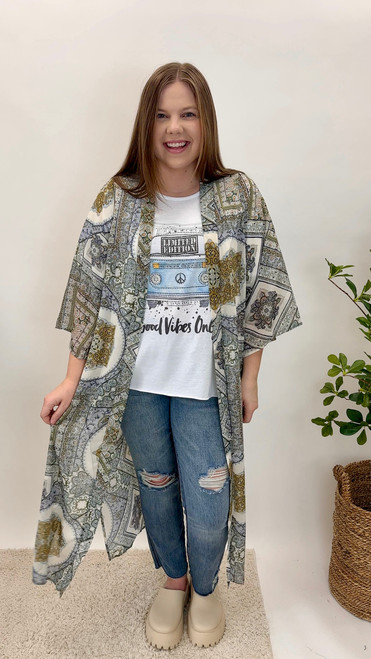 Don't Waste A Minute Kimono