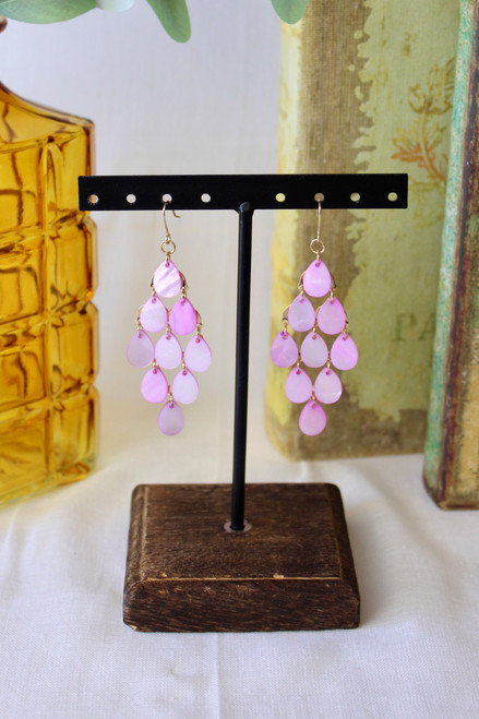 Drops In The Ocean Earrings - Lavender Drops In The Ocean Earrings - Lavender