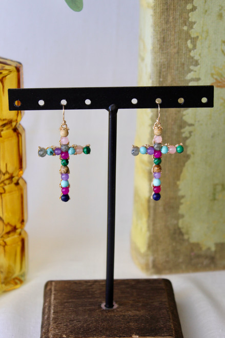 Life Full Of Love Earrings - Multi