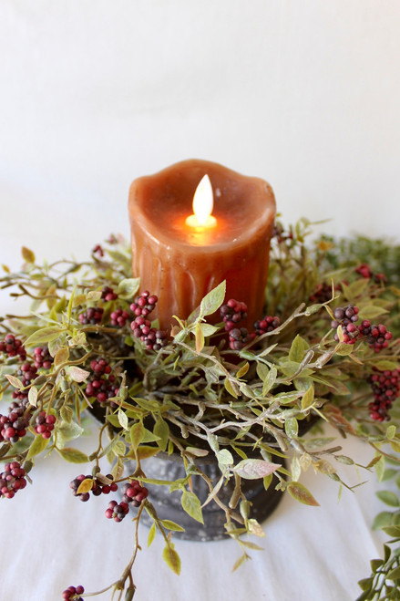 5" Moving Flame Bronze Pillar Candle 5" Moving Flame Bronze Pillar Candle