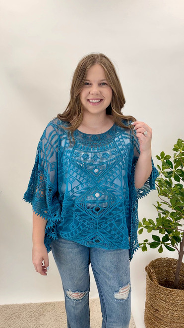 Breath Of Fresh Air Top - Teal