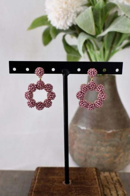 Live To Love Earrings - Purple