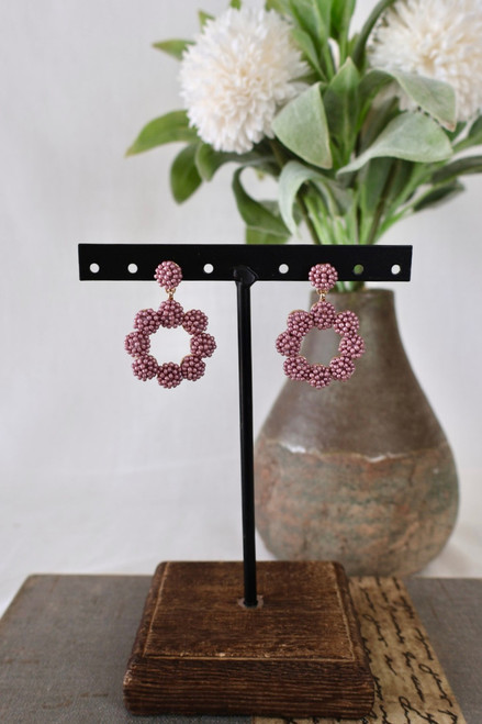 Live To Love Earrings - Purple