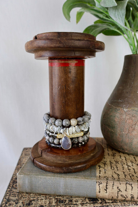 Skies Of Gray Bracelet Set