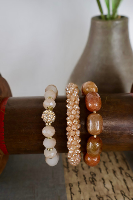 Everyday, Everywhere Bracelet Set - Rust