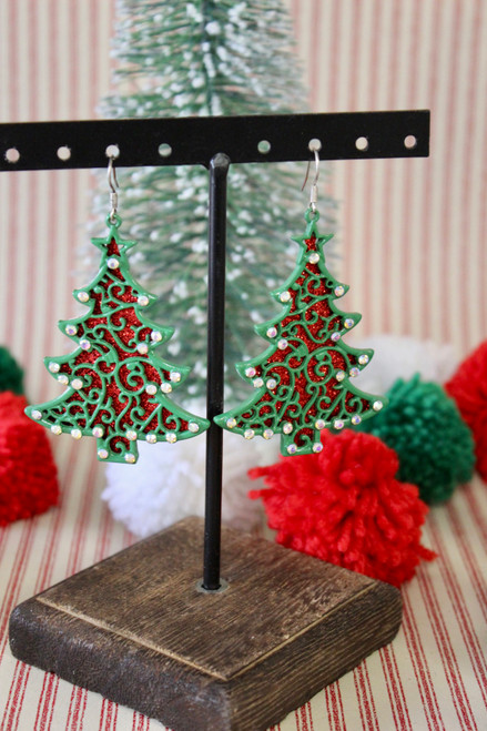 It's The Most Wonderful Time Of The Year Earrings - Green