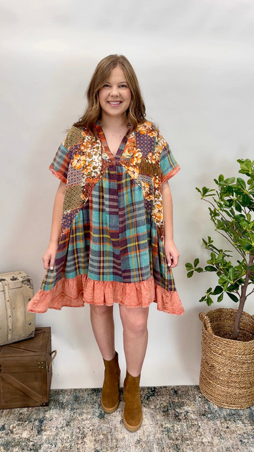 Hues Of Autumn Dress