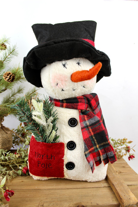 15" North Pole Snowman