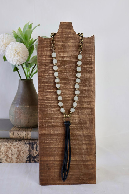 Tassel Time Handmade Necklace - Black Tassel Time Handmade Necklace - Black