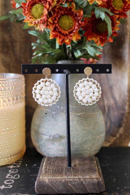 Nothing Without You Earrings - Ivory