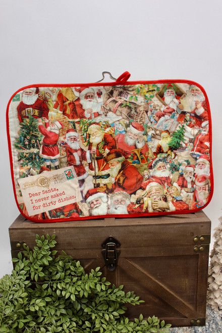 Vintage Santas - Drying Mat