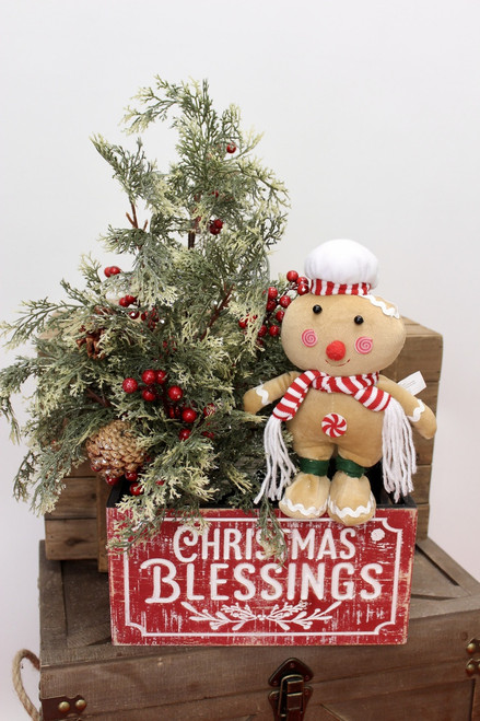 Plush Chef Gingerbread Man