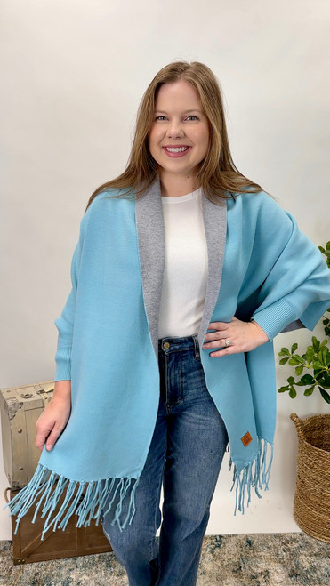Walk On The Cozy Side Poncho -