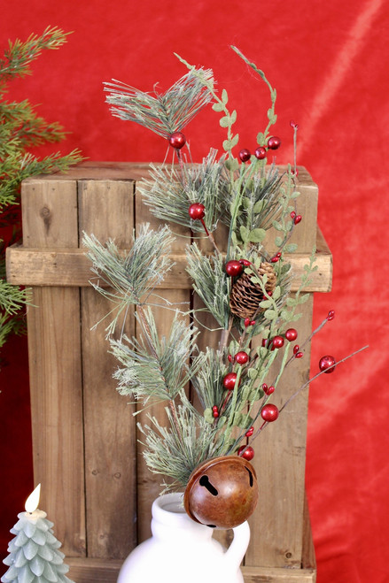 Red Berry Pine Spray