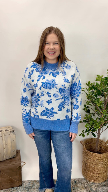 Floral Fields Sweater