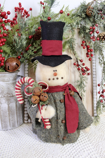 Jingle The Snowman With Candy Cane