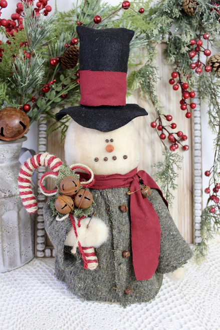 Jingle The Snowman With Candy Cane