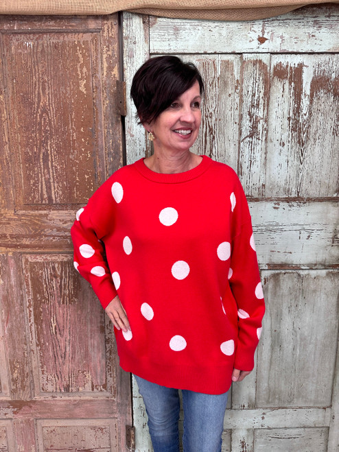 Dot Off The Press Sweater