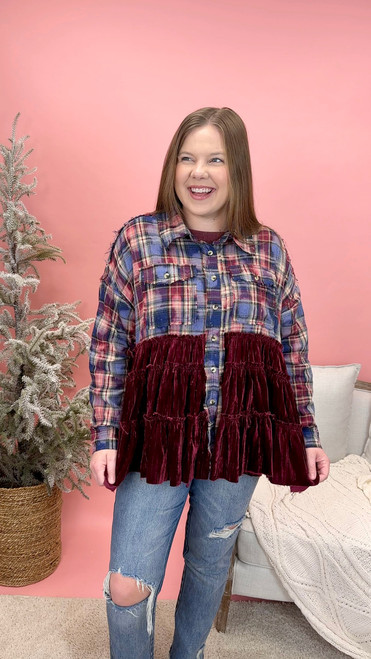 Not Your Everyday Flannel Top