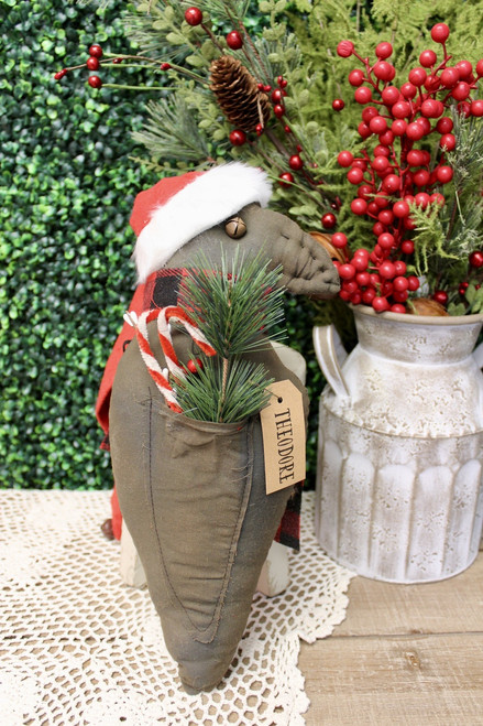 Theodore Christmas Crow Doll