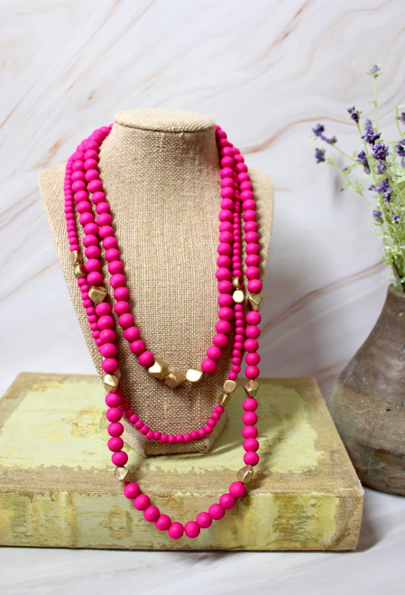 Positively Sunny Necklace - PINK