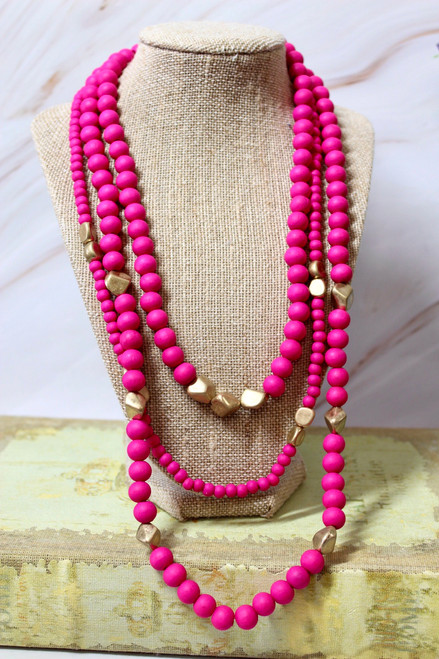 Positively Sunny Necklace - PINK