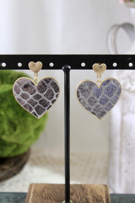 Heart On The Wild Side Earrings