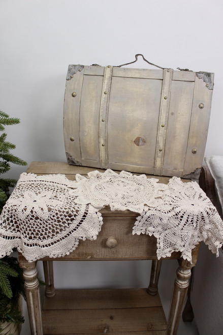 Large cream Doilies - Set Of 3
