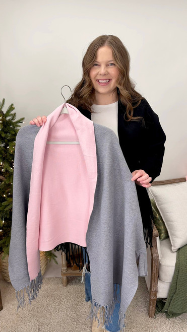 Walk On The Cozy Side Poncho