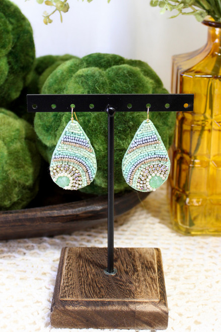 Ready To Romance Earrings - Mint