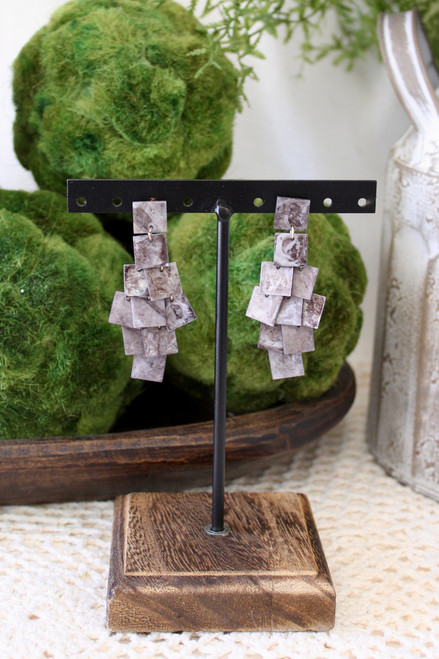 Shake It Off Earrings - Gray