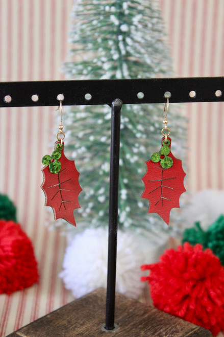 Under The Mistletoe Earrings