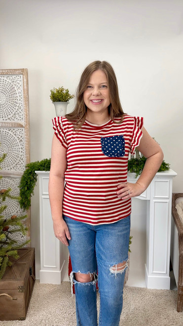 Star Spangled Sweetheart Top *FINAL SALE*