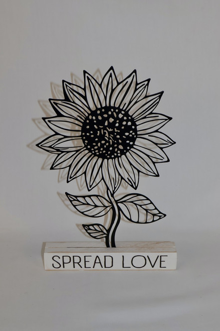Spread The Love Sunflower On Stand