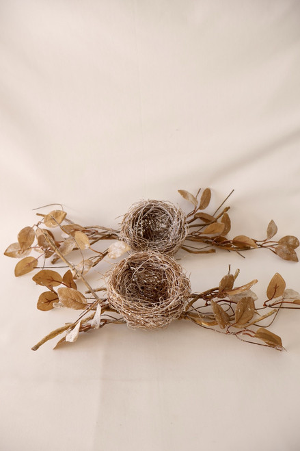 Icy Barren Birds Nest - Set Of 2