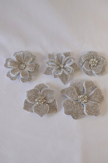 Flower Appliqués - Set Of 5