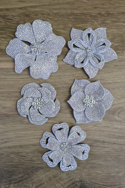 Flower Appliqués - Set Of 5